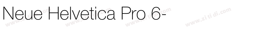 Neue Helvetica Pro 6字体转换